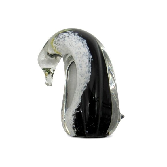 HOKITIKA GLASS Studio Penguin Figurine Paperweight New Zealand 2.5" - Picture 3 of 9